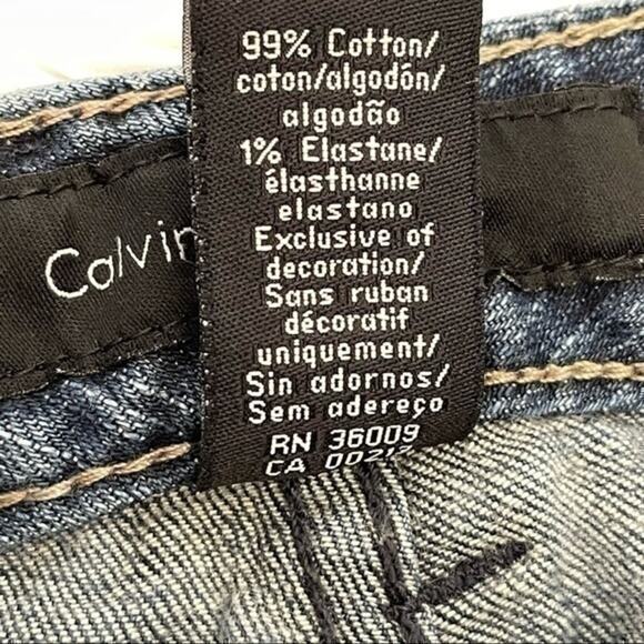 Calvin Klein Mid Rise Medium Wash Boho Festival Boot Cut Jeans Size 6 - Picture 8 of 11